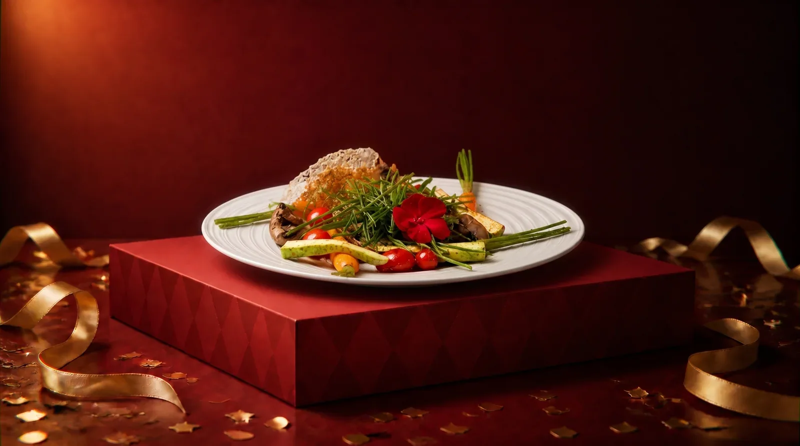 Prato do menu: Ceia de Natal